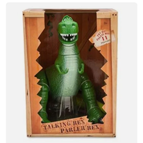 Toy Story Usa Disney Store Limited Edition Talking Figure Rex/Disney Pixar - Picture 1 of 9
